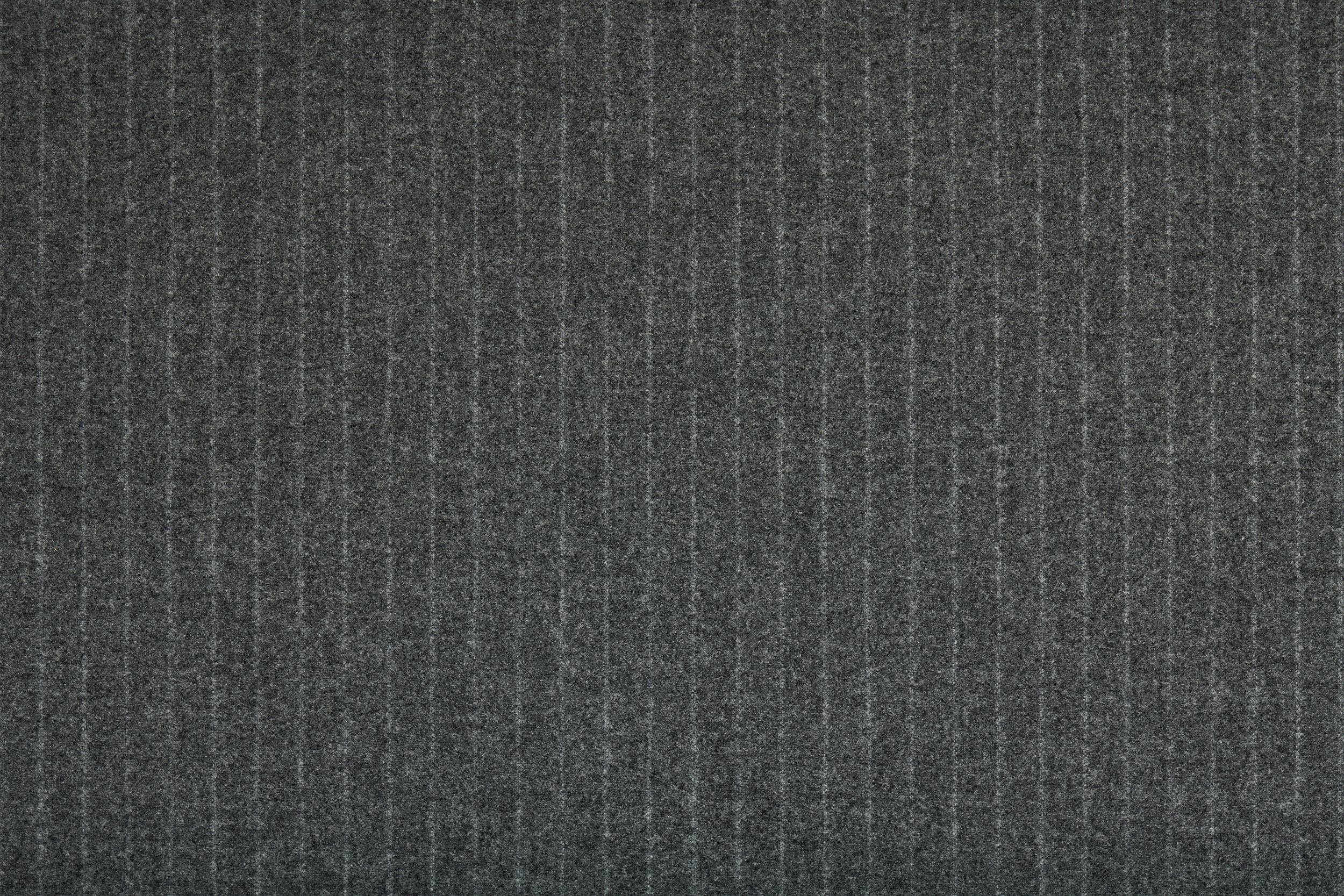 Mid-weight Wool Blend Pinstripe Pin Stripe Heather Grey/Off-White Fabric By  the Yard (3460W